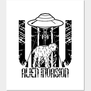 Ufo Invasion Art Posters and Art